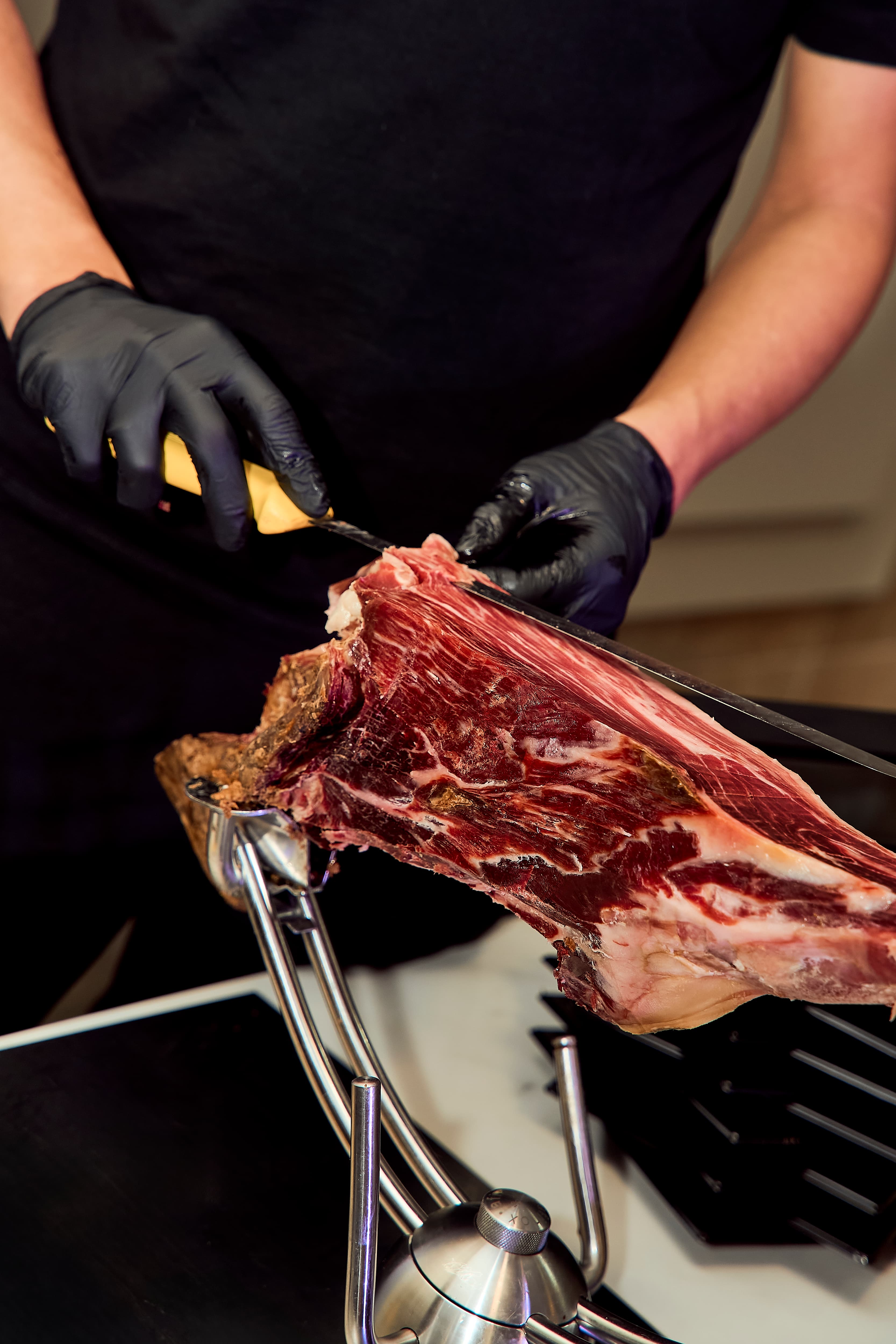 Jamón ibérico cortado a mano - Catering de Autor